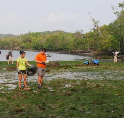 International Coastal Cleanup at Pulau Ubin