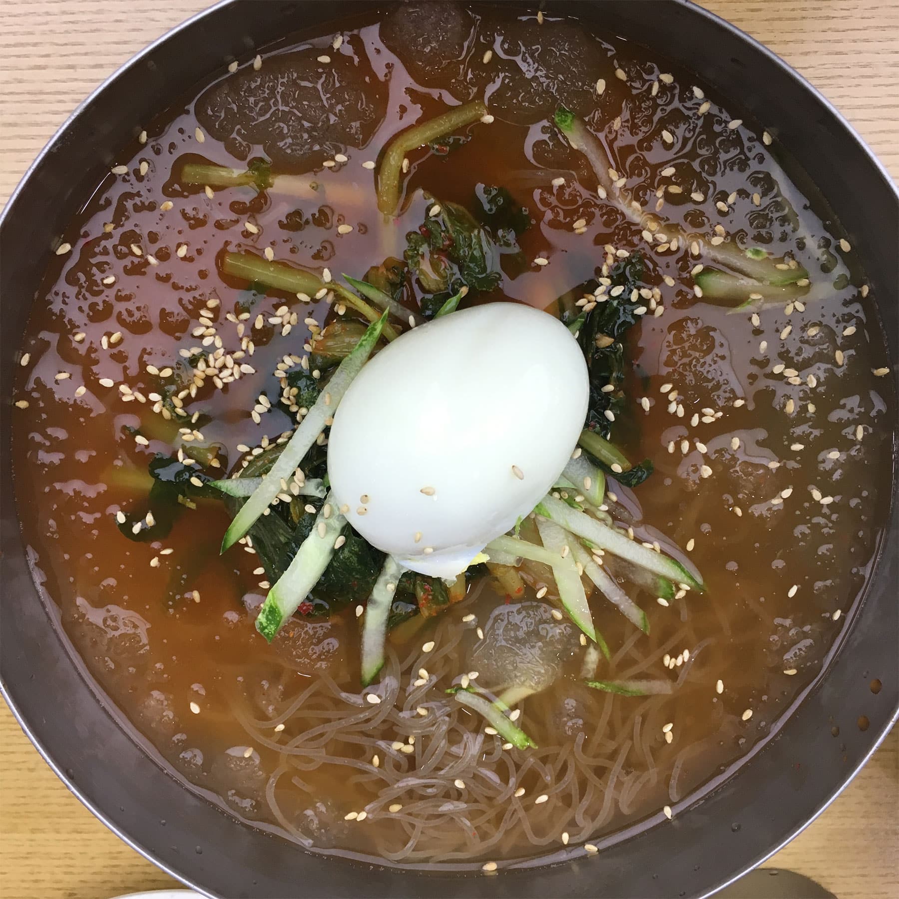 Korean Nyaengmyeon (Cold Noodles)