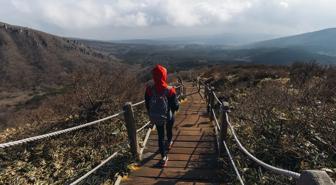 Hiking the Seongpanak Trail to Hallasan
