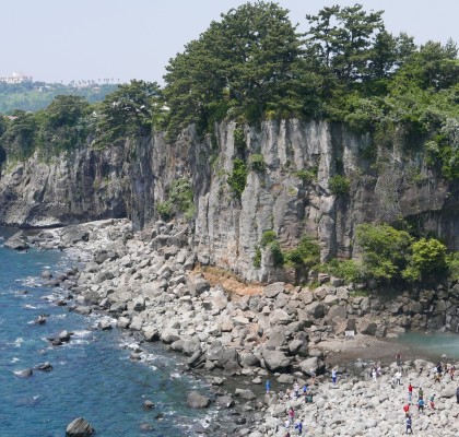 Jeongbang Waterfalls, Jeju