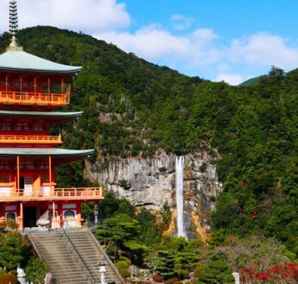3-storey Pagoda and Nachi Falls
