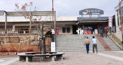 Expressway rest stop in Japan