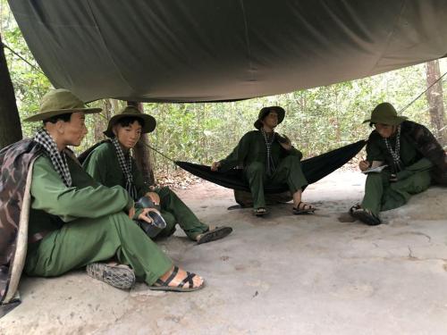 Wax models of Vietcong soldiers